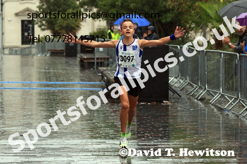 Junior 3k, 2025 Darlington 5k 10k and Junior 3k Road Race. Photo: David T. Hewitson/Sports for All Pics